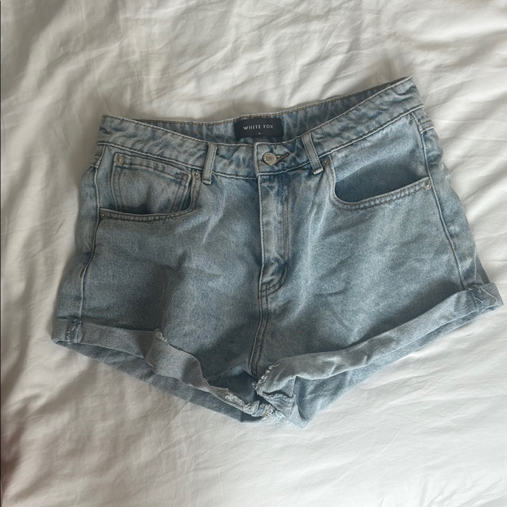 Women's Blue Denim Shorts